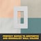 Faith 1-Gang Decorator Screwless Wall Plates, 4.68in x 2.93in, Fits GFCI, USB Receptacle, Dimmers, White SWP1-WH-01 - alternate 3